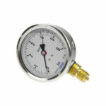 250kPa Pressure Gauge S/Steel c/w drag pointer rear entry 8mm Thread