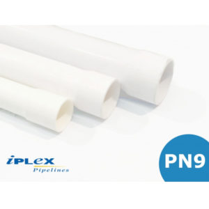 PN9 PVC Pipe - Socket One End 50mm - 80mm