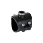 50mm PVC Pressure Pipe (60mm OD) x 25mm BSP - 4 Bolts - Poly