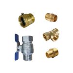 Brass Tap Kit with Backflow Preventer