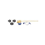 Superflo Brass 15/20/25 with Long Brass Arm - Standard Adaptors