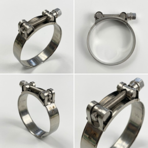 Stainless steel heavy duty T bolt hose clamp