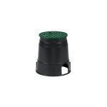 Round Valve Box - Green Lid Diameter 219mm - Height 206mm