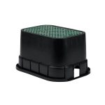Valve Box with Green Lid Base 330mm x 458mm - Depth 304mm
