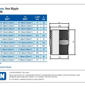 Threaded Male Fitting Measurements HSN 900x900