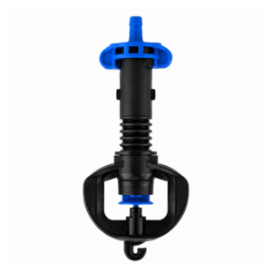 Black and blue micro irrigation sprinkler head