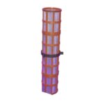 100mm Compact Inline Steel Weavewire Screen 50u (Orange)