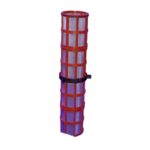 100mm Compact Inline Steel Weavewire Screen 130u (Red)