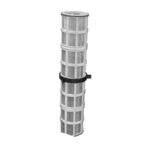100mm Compact Inline Steel Weavewire Screen 200u (White)
