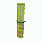 100mm Compact Inline Steel Weavewire Screen 100u (Yellow)