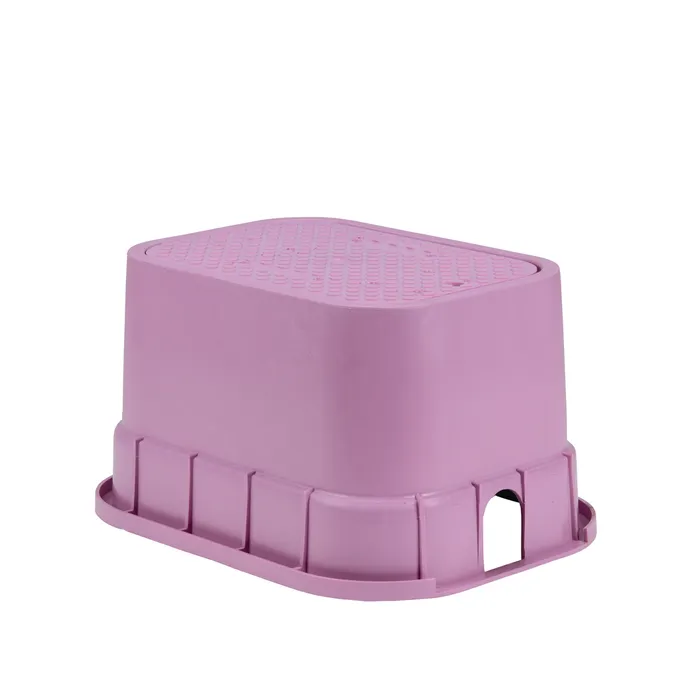 pvb standard valve box purple body & drop in purple lid (rain bird)