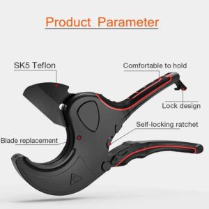 heavy duty PVC& poly pipe cutters