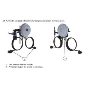 ADI PLT water pressure sensors diagram for frozen areas.