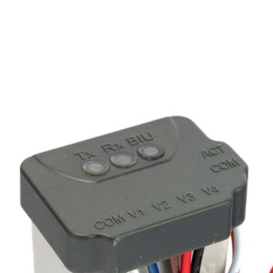 Close up of a black electronic device components