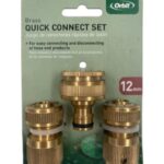 12mm Brass Hose End Set