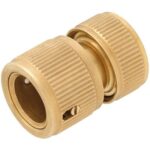 12mm Brass Hose Connector Tail c/w Water Stop