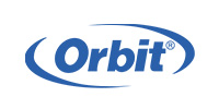 Blue Orbit logo with swoosh design