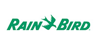 Rain Bird logo with green bird silhouette